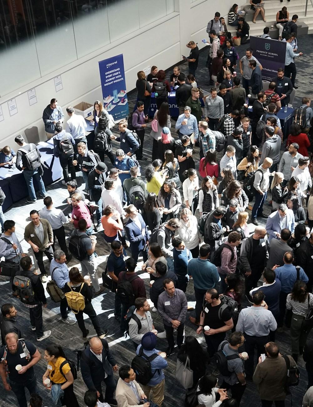 A room full of professionals connecting — our curated network of delivery partners